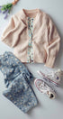 Cottage Bloom Knit Cardigan in Oatmeal - Women's Cardigans & Shrugs | Urban Daizy