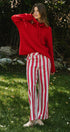 Chunky Cowl Neck Drawstring Knit Sweater in Red - Women's Sweaters | Urban Daizy