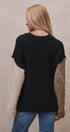 Argyle Diamond Colorblock Crewneck Knit Sweater in Taupe/black - Women's Sweaters | Urban Daizy