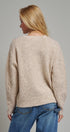 Boho Rainbow Stitch Cable Knit Sweater in Natural - Women's Sweaters | Urban Daizy
