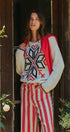 Nordic Snowflake Fair Isle Knit Sweater in Ivory - Women's Sweaters | Urban Daizy