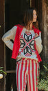 Nordic Snowflake Fair Isle Knit Sweater in Ivory - Women's Sweaters | Urban Daizy