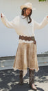 Texas Sequin Letter Fuzzy Knit Pullover Sweater in Ivory - Women's Sweaters | Urban Daizy