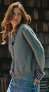 Plaid Trim Layered Button Cardigan Sweater in Grey - Women's Cardigans & Shrugs | Urban Daizy