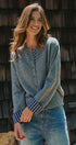 Plaid Trim Layered Button Cardigan Sweater in Grey - Women's Cardigans & Shrugs | Urban Daizy
