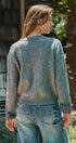 Plaid Trim Layered Button Cardigan Sweater in Grey - Women's Cardigans & Shrugs | Urban Daizy