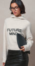 Future Mind Intarsia Knit Hoodie Sweater in Natural - Women's Sweaters | Urban Daizy