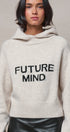 Future Mind Intarsia Knit Hoodie Sweater in Natural - Women's Sweaters | Urban Daizy