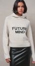 Future Mind Intarsia Knit Hoodie Sweater in Natural - Women's Sweaters | Urban Daizy