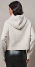 Future Mind Intarsia Knit Hoodie Sweater in Natural - Women's Sweaters | Urban Daizy