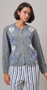 Prep School Argyle Knit Cardigan in Grey - Women's Cardigans & Shrugs | Urban Daizy
