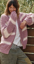Cozy Hour Chunky Knit Cardigan in Mauve Pink - Women's Cardigans & Shrugs | Urban Daizy