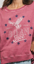 Vintage Western Born Free Boho Casual Top in Misted Yellow - Women's Sweatshirts & Hoodies | Urban Daizy