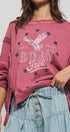 Vintage Western Born Free Boho Casual Top in Misted Yellow - Women's Sweatshirts & Hoodies | Urban Daizy