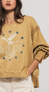 Vintage Western Born Free Boho Casual Top in Misted Yellow - Women's Sweatshirts & Hoodies | Urban Daizy