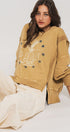 Vintage Western Born Free Boho Casual Top in Misted Yellow - Women's Sweatshirts & Hoodies | Urban Daizy