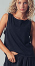 Coastal Cool Sleeveless Tank Top in Black - Women's Tanks & Camis | Urban Daizy