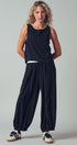 Coastal Cool Sleeveless Tank Top in Black - Women's Tanks & Camis | Urban Daizy