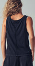 Coastal Cool Sleeveless Tank Top in Black - Women's Tanks & Camis | Urban Daizy