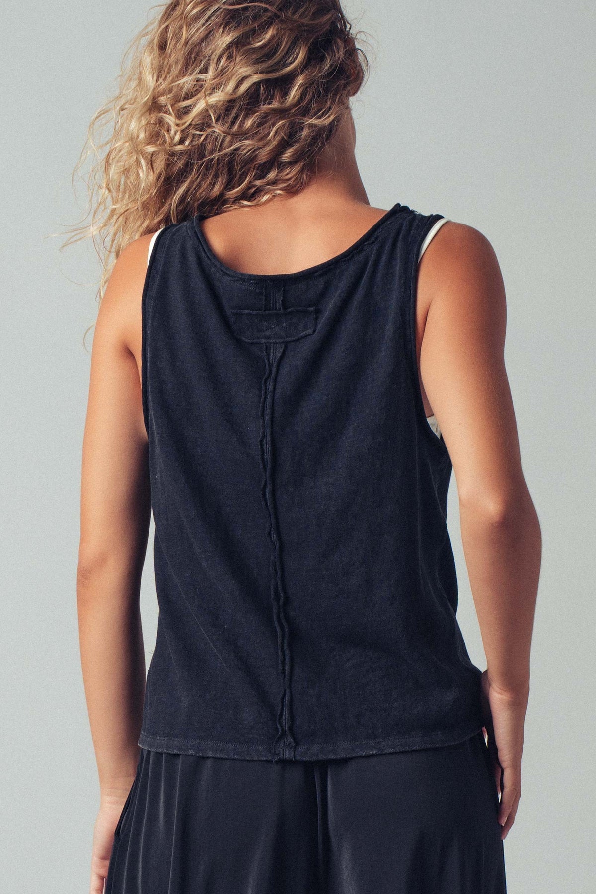 Coastal Cool Sleeveless Tank Top in Black - Women's Tanks & Camis | Urban Daizy