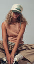 Coastal Cool Sleeveless Tank Top in Desert Tan - Women's Tanks & Camis | Urban Daizy
