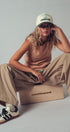 Coastal Cool Sleeveless Tank Top in Desert Tan - Women's Tanks & Camis | Urban Daizy