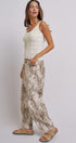 Pointelle Knit Button Front Tank Top With Scalloped Hem in Ivory - Women's Tops | Urban Daizy