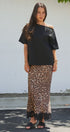 Asymmetrical Off-Shoulder Boxy Cotton Tee in Black - Women's Fashion | Urban Daizy