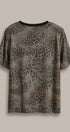 Leopard Animal Print Oversized Tee Y2K Western 90s for Women in Leopard - Women's Fashion | Urban Daizy