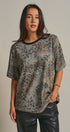 Leopard Animal Print Oversized Tee Y2K Western 90s for Women in Leopard - Women's Fashion | Urban Daizy