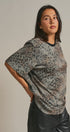 Leopard Animal Print Oversized Tee Y2K Western 90s for Women in Leopard - Women's Fashion | Urban Daizy