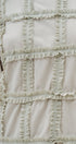 Lace Ruffle Grid Cotton Tee with Flutter Sleeves in Lt Grey - Women's Fashion | Urban Daizy