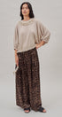 Crochet Trim Dolman Knit Top with Lace Hem in Lt Grey - Women's Fashion | Urban Daizy