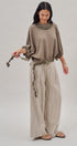 Crochet Trim Dolman Knit Top with Lace Hem in Olive - Women's Fashion | Urban Daizy