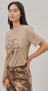 Botanical Beaded Graphic Tee in White - Women's T-Shirts & Polos | Urban Daizy