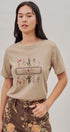 Botanical Beaded Graphic Tee in White - Women's T-Shirts & Polos | Urban Daizy
