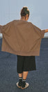 Vintage Varsity Oversized Graphic Tee in Brown - Women's Fashion | Urban Daizy